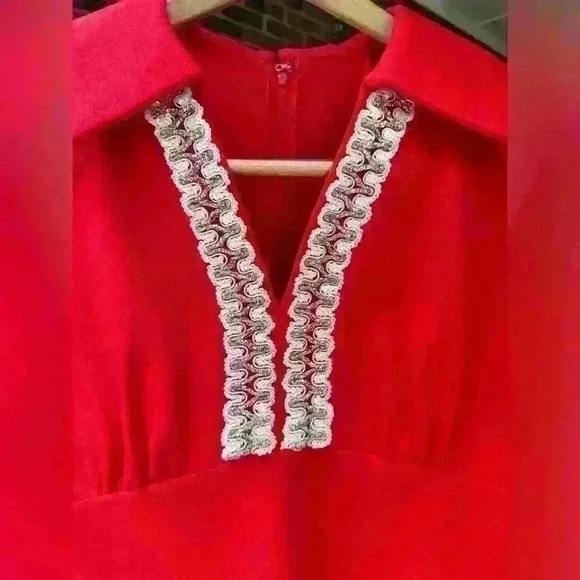 🔥🔥🔥Vintage/authentic/rare 1970’s Exquisitely Handmade Maxi Dress - Picture 4 of 12